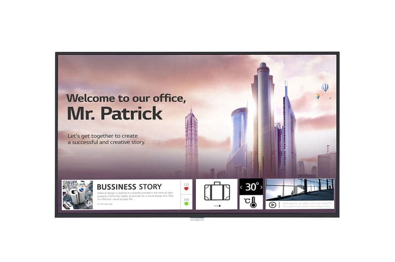 55UH5F-H 55" 4K UHD 500 Nit 7/24 Endüstriyel Signage Ekran